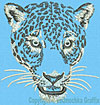 Jaguar Portrait #1 - 2" Small Size Embroidery Design