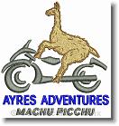 Ayres Adventures Lama Machu Picchu - Embroidery Design Sample - Vodmochka Graffix Custom Embroidery Digitizing Services * 476 x 500 * (64KB)