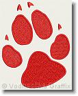 Bear Paw - Embroidery Design Sample - Vodmochka Graffix Custom Embroidery Digitizing Services * 500 x 617 * (95KB)