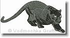 Black Leopard - Embroidery Design Sample - Vodmochka Graffix Custom Embroidery Digitizing Services * 500 x 260 * (29KB)