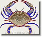 Blue Crab - Embroidery Design Sample - Vodmochka Graffix Custom Embroidery Digitizing Services * 500 x 440 * (78KB)