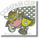 Compass Cup  - Embroidery Design Sample - Vodmochka Graffix Custom Embroidery Digitizing Services * 500 x 478 * (80KB)