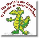 Crocodile Cartoon - Embroidery Design Sample - Vodmochka Graffix Custom Embroidery Digitizing Services * 500 x 480 * (77KB)