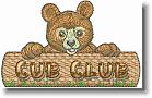 Bear Cub Club - Embroidery Design Sample - Vodmochka Graffix Custom Embroidery Digitizing Services * 500 x 314 * (60KB)