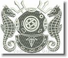 DMT Sea Horses  - Embroidery Design Sample - Vodmochka Graffix Custom Embroidery Digitizing Services * 500 x 429 * (77KB)