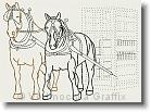 Draft Horses - Embroidery Design Sample - Vodmochka Graffix Custom Embroidery Digitizing Services * 500 x 363 * (51KB)