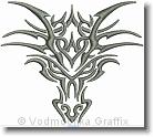 Dragon - Embroidery Design Sample - Vodmochka Graffix Custom Embroidery Digitizing Services * 500 x 444 * (47KB)