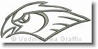 Hawk Head - Embroidery Design Sample - Vodmochka Graffix Custom Embroidery Digitizing Services * 500 x 238 * (23KB)