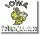 Iowa Yellow Jackets - Embroidery Design Sample - Vodmochka Graffix Custom Embroidery Digitizing Services * 500 x 440 * (47KB)