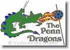 The Penn Dragons  - Embroidery Design Sample - Vodmochka Graffix Custom Embroidery Digitizing Services * 500 x 351 * (48KB)