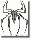 Spider  - Embroidery Design Sample - Vodmochka Graffix Custom Embroidery Digitizing Services * 448 x 575 * (46KB)