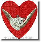 Sugar Gliders  - Embroidery Design Sample - Vodmochka Graffix Custom Embroidery Digitizing Services * 500 x 503 * (101KB)