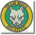 Pitbull - Team Mica Jiu-Jitsu  - Embroidery Design Sample - Vodmochka Graffix Custom Embroidery Digitizing Services * 500 x 498 * (110KB)