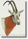 White Oryx - Embroidery Design Sample - Vodmochka Graffix Custom Embroidery Digitizing Services * 500 x 716 * (86KB)