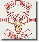 Wolfpack Lake Co - Embroidery Design Sample - Vodmochka Graffix Custom Embroidery Digitizing Services * 500 x 548 * (80KB)