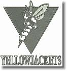 Yellow Jackets - Embroidery Design Sample - Vodmochka Graffix Custom Embroidery Digitizing Services * 500 x 524 * (64KB)