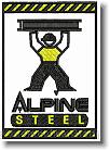 Alpine Steel - Embroidery Design Sample - Vodmochka Graffix Custom Embroidery Digitizing Services * 330 x 457 * (34KB)