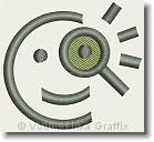 Eye Glass Man - Family Vision Care - Embroidery Design Sample - Vodmochka Graffix Custom Embroidery Digitizing Services * 500 x 460 * (39KB)