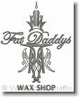 Fat Daddys Wax Shop - Embroidery Design Sample - Vodmochka Graffix Custom Embroidery Digitizing Services * 338 x 414 * (17KB)