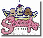 Scoops Kid Spa - Embroidery Design Sample - Vodmochka Graffix Custom Embroidery Digitizing Services * 500 x 441 * (69KB)