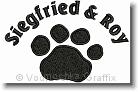 Siegfried & Roy - Embroidery Design Sample - Vodmochka Graffix Custom Embroidery Digitizing Services * 500 x 323 * (22KB)