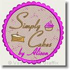 Simply Cakes By Alison - Embroidery Design Sample - Vodmochka Graffix Custom Embroidery Digitizing Services * 500 x 500 * (103KB)