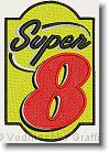 Super 8 Motel - Embroidery Design Sample - Vodmochka Graffix Custom Embroidery Digitizing Services * 500 x 718 * (189KB)