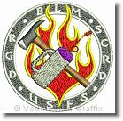 Fire Hammer - Embroidery Design Sample - Vodmochka Graffix Custom Embroidery Digitizing Services * 500 x 491 * (96KB)