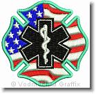 Level Cross EMT - Embroidery Design Sample - Vodmochka Graffix Custom Embroidery Digitizing Services * 500 x 490 * (100KB)