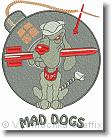 Mad Dogs Squadron - Embroidery Design Sample - Vodmochka Graffix Custom Embroidery Digitizing Services * 441 x 556 * (97KB)