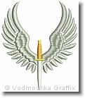 Wings - Embroidery Design Sample - Vodmochka Graffix Custom Embroidery Digitizing Services * 467 x 537 * (53KB)