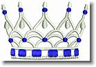 American Image Pageant Crown - Embroidery Design Sample - Vodmochka Graffix Custom Embroidery Digitizing Services * 500 x 342 * (46KB)