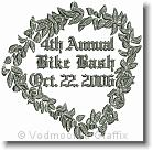 Bike Bash - Embroidery Design Sample - Vodmochka Graffix Custom Embroidery Digitizing Services * 500 x 494 * (71KB)