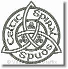 Celtic Spiral Spuds - Embroidery Design Sample - Vodmochka Graffix Custom Embroidery Digitizing Services * 500 x 510 * (78KB)