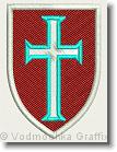 Crusader Shield - Embroidery Design Sample - Vodmochka Graffix Custom Embroidery Digitizing Services * 500 x 662 * (125KB)