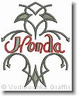 Honda - Embroidery Design Sample - Vodmochka Graffix Custom Embroidery Digitizing Services * 400 x 504 * (53KB)