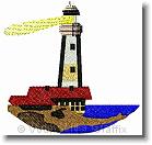 Lighthouse - Embroidery Design Sample - Vodmochka Graffix Custom Embroidery Digitizing Services * 432 x 412 * (27KB)