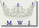 MWI - Magnificent Women Icons Crown - Embroidery Design Sample - Vodmochka Graffix Custom Embroidery Digitizing Services * 500 x 344 * (34KB)