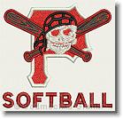 Pirate Softball - Embroidery Design Sample - Vodmochka Graffix Custom Embroidery Digitizing Services * 500 x 484 * (74KB)