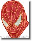 Spider Face - Embroidery Design Sample - Vodmochka Graffix Custom Embroidery Digitizing Services * 448 x 584 * (107KB)