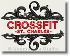 Crossfit St. Charles Logo - Embroidery Design Sample - Vodmochka Graffix Custom Embroidery Digitizing Services * 500 x 395 * (58KB)