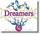 Dreamers - Embroidery Design Sample - Vodmochka Graffix Custom Embroidery Digitizing Services * 500 x 432 * (60KB)