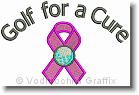 Golf For A Cure - Embroidery Design Sample - Vodmochka Graffix Custom Embroidery Digitizing Services * 500 x 332 * (33KB)