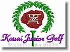 Kauai Junior Golf - Embroidery Design Sample - Vodmochka Graffix Custom Embroidery Digitizing Services * 500 x 360 * (32KB)