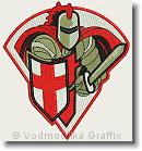 Knights - Embroidery Design Sample - Vodmochka Graffix Custom Embroidery Digitizing Services * 500 x 534 * (91KB)