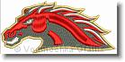 Ritzwillw Broncos Red - Embroidery Design Sample - Vodmochka Graffix Custom Embroidery Digitizing Services * 500 x 232 * (42KB)