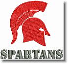 Spartans - Embroidery Design Sample - Vodmochka Graffix Custom Embroidery Digitizing Services * 500 x 472 * (68KB)