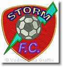 Storm FC - Embroidery Design Sample - Vodmochka Graffix Custom Embroidery Digitizing Services * 500 x 534 * (123KB)