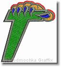 Tiger T - Embroidery Design Sample - Vodmochka Graffix Custom Embroidery Digitizing Services * 478 x 524 * (71KB)