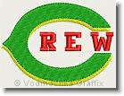 Crew - Embroidery Text Design Sample - Vodmochka Graffix Custom Embroidery Digitizing Services * 500 x 379 * (58KB)